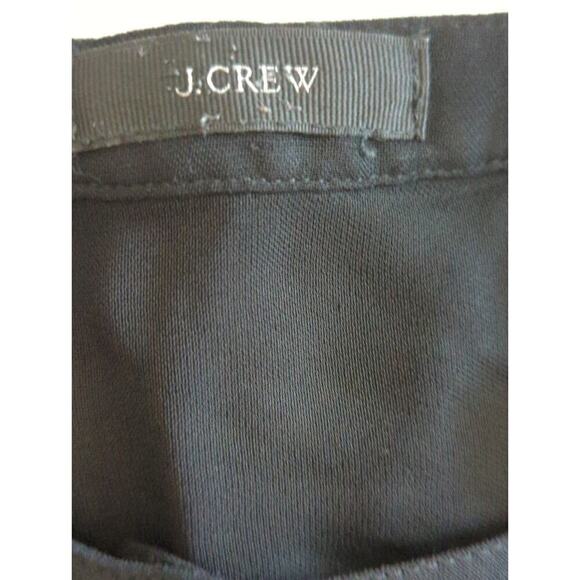 J.‎ Crew Black Viscose Long Sleeve Half Button Long Sleeve Shirt Women's Small - Picture 8 of 10